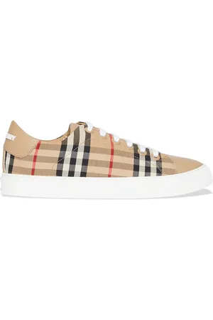 Burberry Vintage-ternede sneakers med snøre