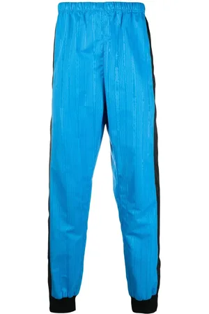 Marine Serre Bukser med elastisk talje og colourblocking