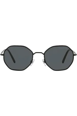Giorgio Armani Runde solbriller med tonet glas