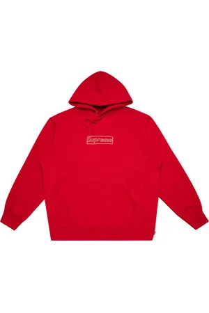 Supreme Kaws Chalk hættetrøje med logo