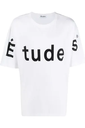 Etudes T-shirt med logotryk