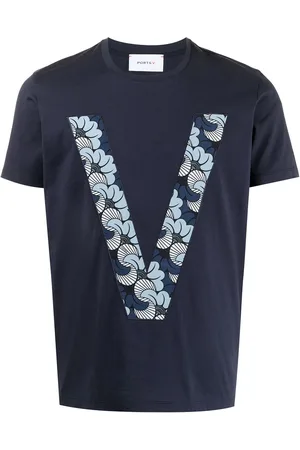 Ports V T-shirt med monogram-tryk