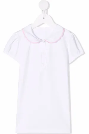 SIOLA Bluse med kontrastkant