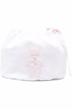 LITTLE BEAR Taske med broderi og snoretræk