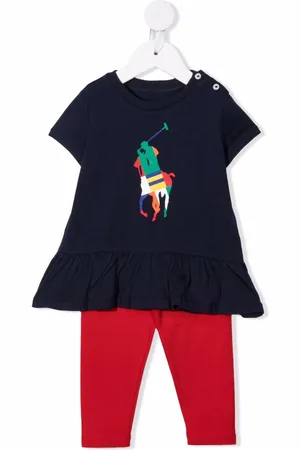 Ralph Lauren Træningsdragt-sæt med colourblocking og logo