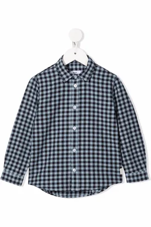 KNOT Gingham-ternet Kentaro skjorte