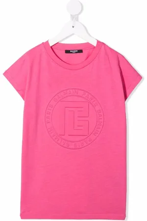 Balmain T-shirt-kjole med præget logo