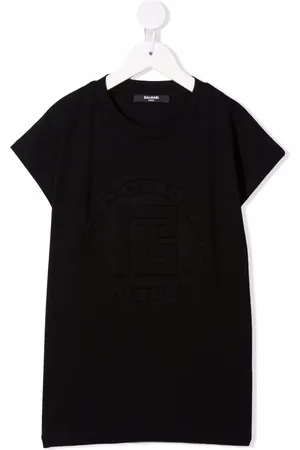 Balmain T-shirt-kjole med præget logo