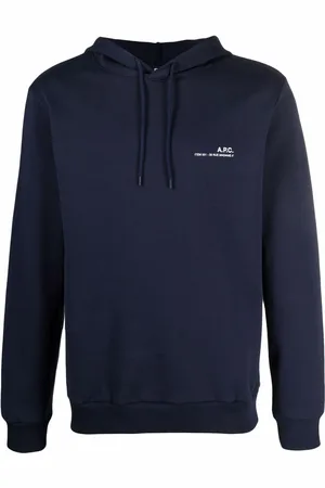 A.P.C. Pullover-hættetrøje med logotryk