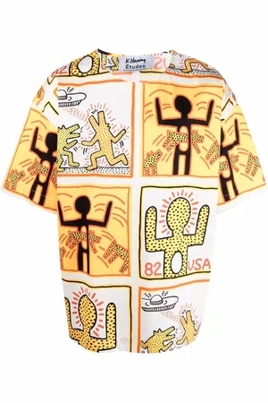 Etudes X Keith Haring T-shirt i økologisk bomuld