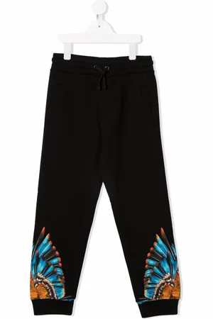 MARCELO BURLON Joggingbukser med vingetryk