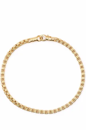 TOM WOOD Guldbelagt Venetian armbånd i sterling sølv