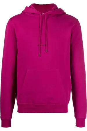 Saint Laurent Oversize hættetrøje med logotryk