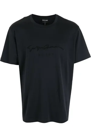 Giorgio Armani T-shirt med broderet logo