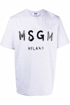 Msgm T-shirt med logotryk