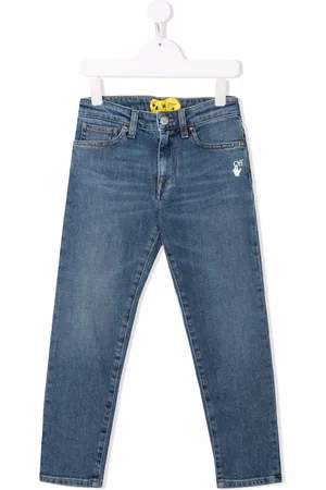 OFF-WHITE Jeans med lige ben og mellemhøj talje