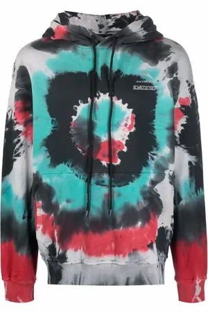 MAUNA KEA Hættetrøje med batiktryk