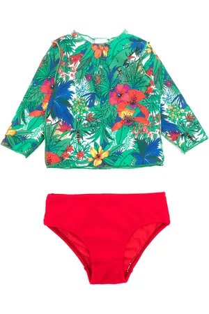 AMIR SLAMA Bikini med tegneserieprint