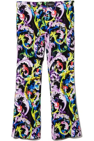 VERSACE Leggings med svaj og baroktryk