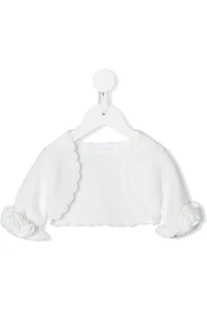 Mimilù Cardigan med flæsekant og scallop-effekt