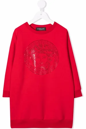 VERSACE Sweatshirt-kjole med Medusa-logo