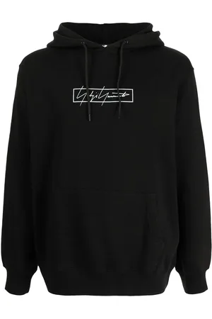 YOHJI YAMAMOTO Hættetrøje med logotryk