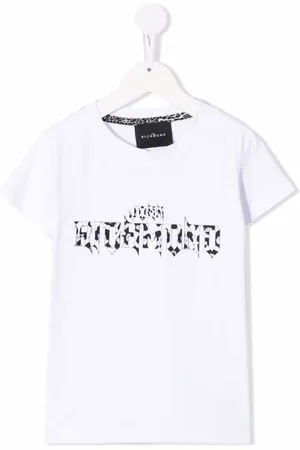 John Richmond T-shirt med logotryk