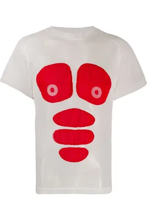 WALTER VAN BEIRENDONCK Explicit-T-shirt med metallisk glimmer