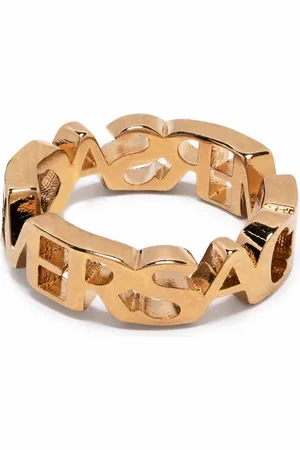 VERSACE Ring med bogstav-logo