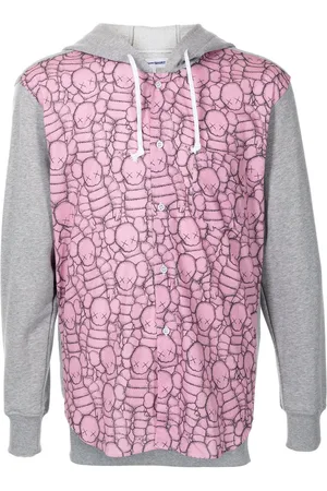 Comme des Garçons Hættetrøje med colourblocking