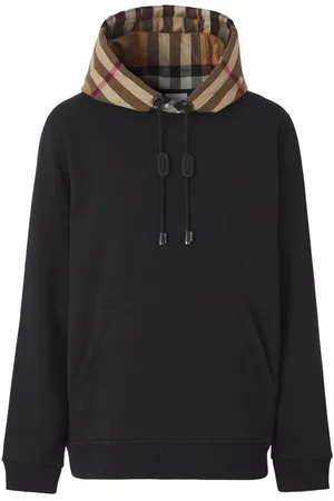 Burberry Hættetrøje med ternet detalje