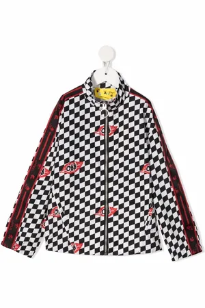 OFF-WHITE Chessboard træningsjakke