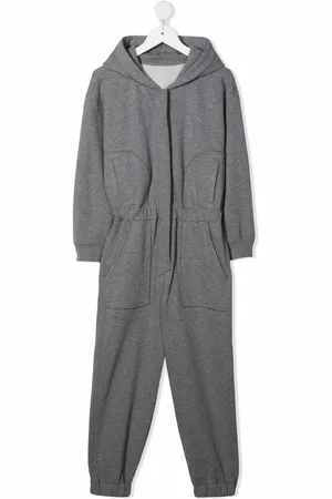 Brunello Cucinelli Jumpsuit med elastiklinning og hætte