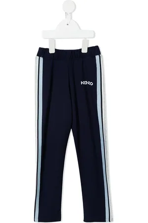 Kenzo Joggingbukser med logotryk og striber langs siden