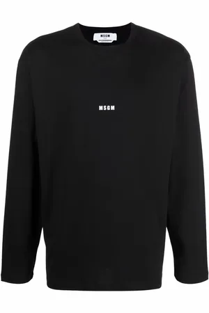 Msgm T-shirt med lange ærmer og logotryk