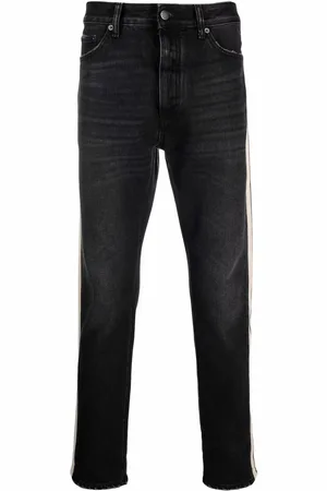 Palm Angels Slanke jeans med striber langs siden