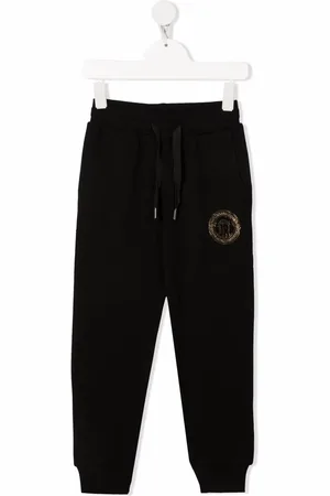 John Richmond Joggingbukser med rhinsten-logo