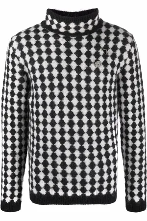 Saint Laurent Sweater med diamantmotiv