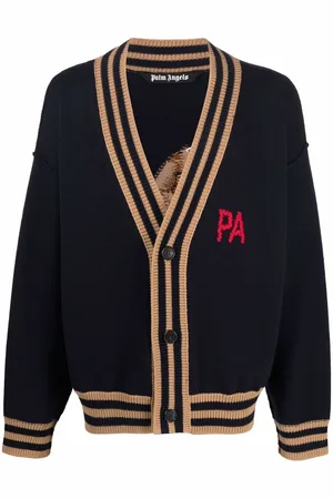 Palm Angels Cardigan med bjørnemotiv