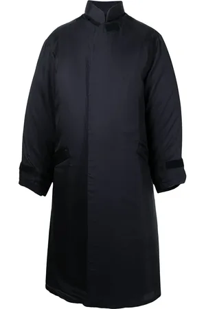 YOHJI YAMAMOTO Frakke med skjult lukning