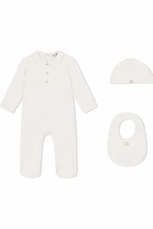 Dolce & Gabbana Interlock sæt med babydragt med DG-logo
