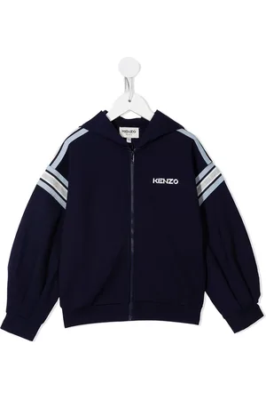 Kenzo Cardigan med hætte og logotryk