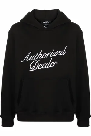 JUST DON Authorized Dealer hættetrøje med slogantryk