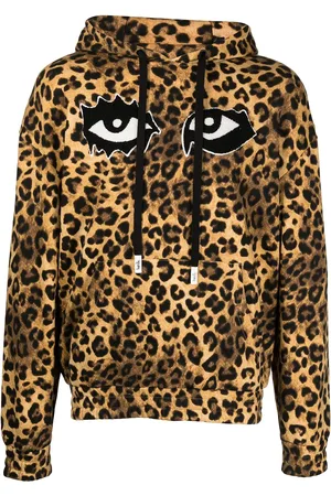 HACULLA Hættetrøje med leopardtryk og øjetryk