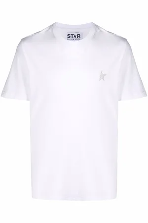 Golden Goose Kortærmet T-shirt med glimmer
