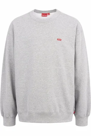 Supreme Sweatshirt med boks-logo og rund hals