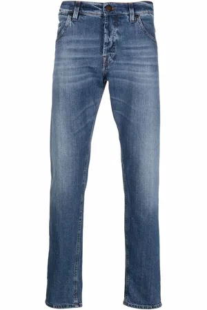 PT Torino Jeans med lige ben og falmet effekt