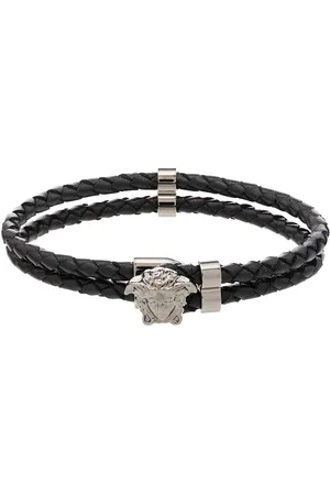VERSACE La Medusa armbånd i læder