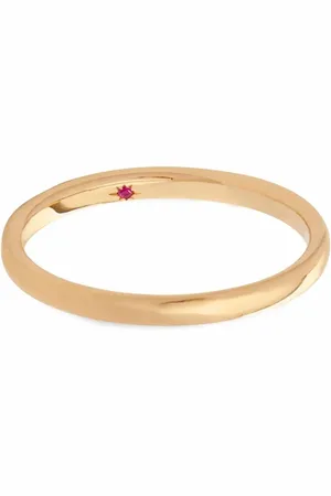 ANNOUSHKA 2mm ring i 18 karat guld med rubin