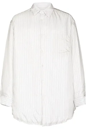 Maison Margiela Nålestribet polstret skjorte